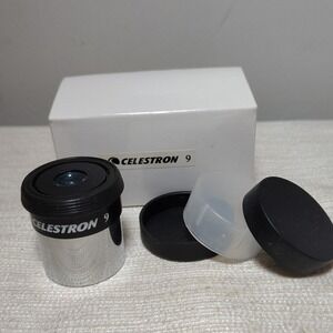 Astronomy Optics Lens Part  9mm Telescope‎ Eyepiece with Caps & Box